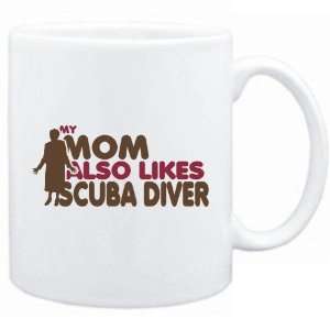  New  My Mom Also Likes Scuba Diver  Mug Sports
