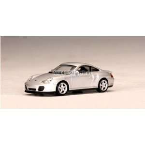  Porsche 911 Turbo (996) Silver 1:64 Autoart Diecast Car 