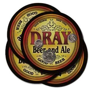  Dray Beer and Ale Coaster Set: Kitchen & Dining