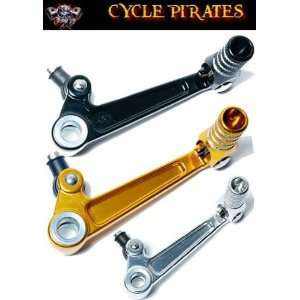    Cycle Pirates Folding Shift Lever   Silver 41F SFS: Automotive