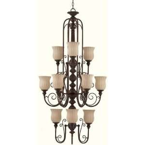  Mademoiselle   chandelier in tortoise shell with scavo 
