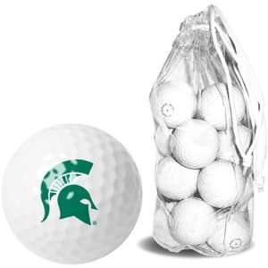  Michigan State Spartans 15 Golf Ball Clear Pack: Sports 