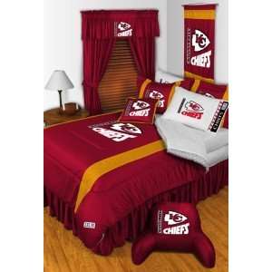  Kansas City Chiefs Sidelines Bedroom Set, Full: Sports 
