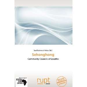  Sehonghong (9786138503217) Saul Eadweard Helias Books