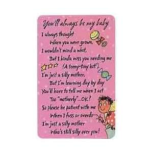  Collectible Phone Card: #600TEL 103 1 (Silly Mother) Poem 