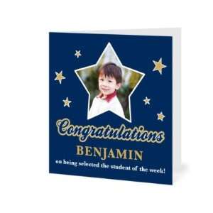  Back To School Greeting Cards   Classroom Star Navy By 