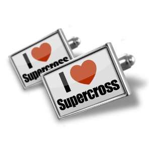  Cufflinks I Love Supercross   Hand Made Cuff Links A 