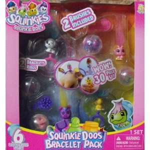  Squinkies Squinkie Doos Bracelet Pack ~30 Piece Set: Toys 