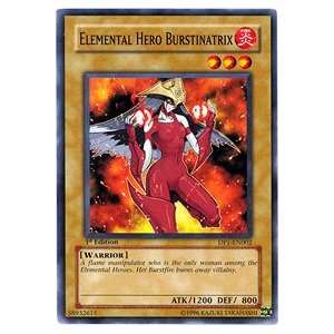  YuGiOh Duelist Jaden Yuki Elemental Hero Burstinatrix DP1 