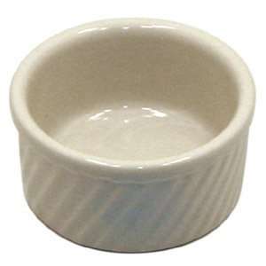 SOUFFLE ROUND WHITE 8 OZ, CS 2/DZ, 07 0726 HALL CHINA CHINA CHEFSWARE 