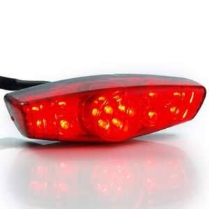 Smoke Red LED Stop Brake Taillight Integrated For Honda XR 80 100 200 