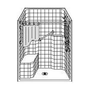   Roll In Barrier Free Shower 48 X 34 1 Piece: Everything Else