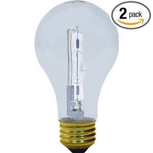   29 Watt 325 Lumen Reveal A19 Halogen Light Bulb, Clear Reveal, 2 Pack