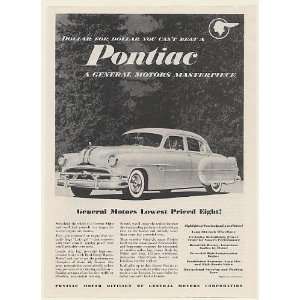  1953 Pontiac Eight 4 Door General Motors Lowest Priced 