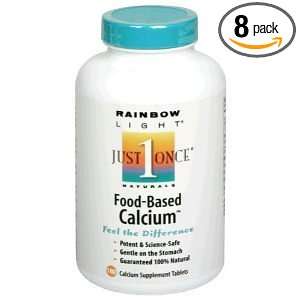  Food Based Calcium 180 Tablets 8PACK: Health & Personal 