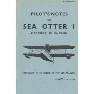  Supermarine Sea Otter I Aircraft Pilots Notes Manual 