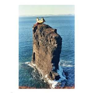  Labrador helicopter landing Bell Island Poster (16.00 x 20 
