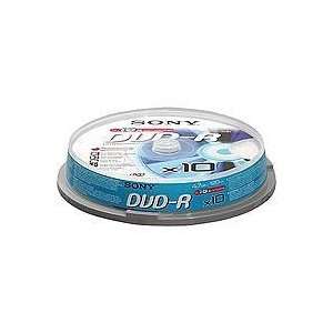   DVD Recordable Media   DVD R   16x   4.70 GB   10 Pack Electronics