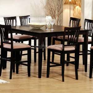   Virginia Counter Height Dining Table 100331: Furniture & Decor