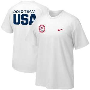  Nike USA Paralympic Team White 2010 New Marks T shirt 