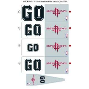 Houston Rockets Animated 3 D Auto Spin Flags:  Sports 