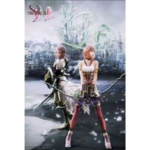 Square Enix   Final Fantasy XIII 2 wallscroll Lightning & Serah Farron 