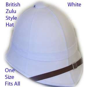  White British Zulu Style Hat: Toys & Games