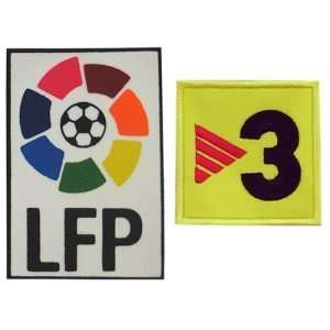  LFP + Tv3 Barcelona Laliga League Football Soccer Iron on 