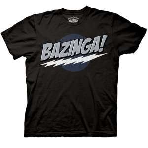  Big Bang Theory Bazinga   Black   X Large Sports 
