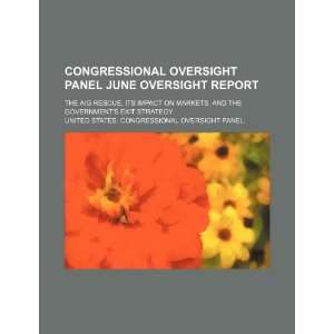  Congressional Oversight Panel June oversight report the 