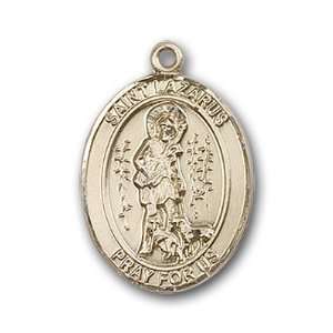  12K Gold Filled St. Lazarus Medal Jewelry