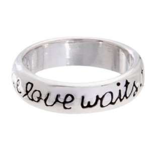  True Love Waits Script Purity Ring: Cornerstone Jewelry 