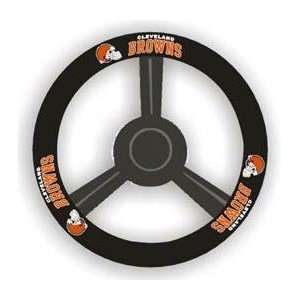  Cleveland Browns Leather Steering Wheel Cover: Automotive