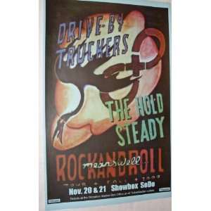  Drive By Truckers Poster   H Concert Flyer   The Hold 