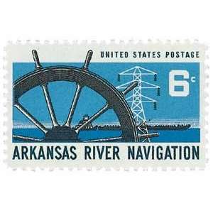  #1358   1968 6c Arkansas River Navigation U. S. Postage 