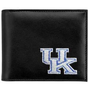   Wildcats Black Leather Embroidered Billfold Wallet: Sports & Outdoors