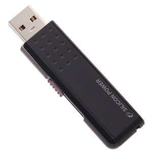  Silicon Power Touch 210 1GB USB 2.0 Flash Drive (Black 