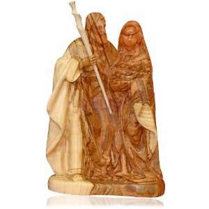  18cm Olive Wood Figure Hand Carved 