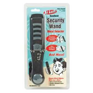   Wand Metal Detector Body Scan Light and Sound Novelty: Toys & Games