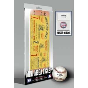 1960 World Series Mini Mega Ticket   Pittsburgh Pirates  