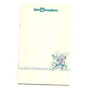  1987 Walt Disney World Vaction Information Booklet 