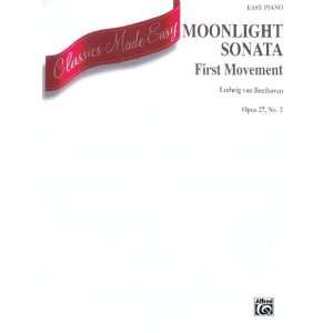     Moonlight Sonata First Movement   Easy Piano 