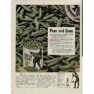 Peas and Guns. Peas have gone to war  Our fighters, our 