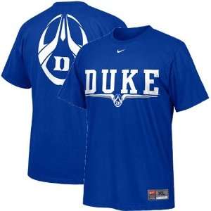   Nike Duke Blue Devils Royal Blue Team Issue T shirt: Sports & Outdoors