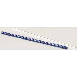  Plastic Binding Spines   3/8 White
