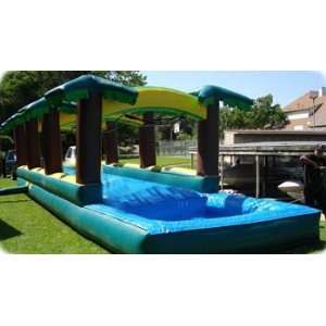   Palm Tree Slip and Slide Inflatable Bounce House 