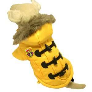  All New YELLOW European Styled Female Dogs Leisure Coat 