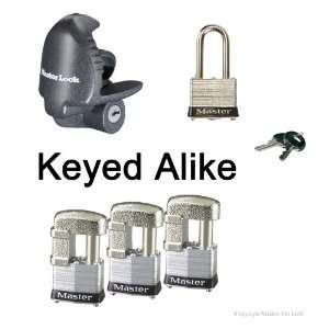  Master Lock   5 Trailer Locks Keyed Alike #5KA 37937 3 