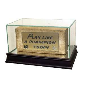  Notre Dame Brick  Play Like A Champion Today Nameplate w 