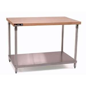  Aero Maple Wood Top Work Table, 72 inch W x 30 inch D x 35 